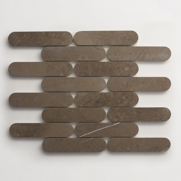lapidary | oval petit mosaic sheet | cashmere grey 