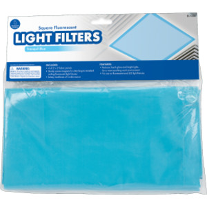 Classroom Light Filters, 2' x 2', Tranquil Blue, Set of 4