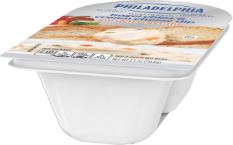 Philadelphia Garden Vegetable Bagel Chips & Cream Cheese Dip, 2.5 Oz