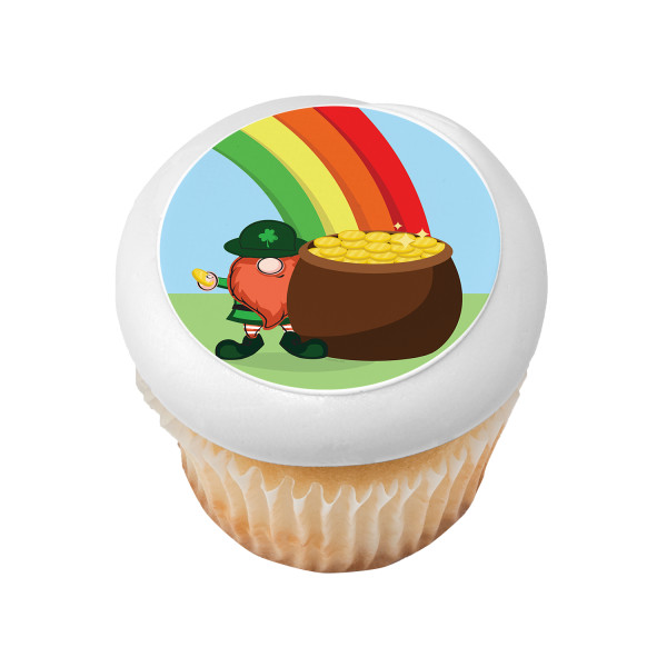 Rainbow Pot Of Gold PhotoCake® Edible Image®