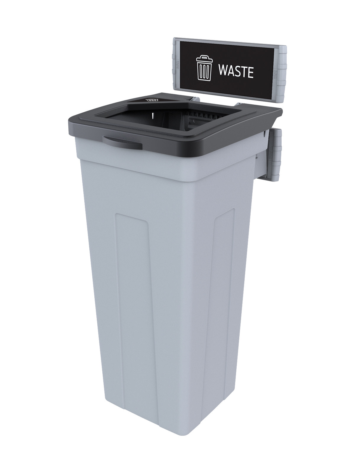 RISE – Single – Kit – Waste – Full – Grey-Black