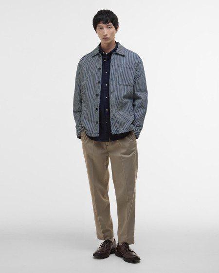 Overshirt in rigatino