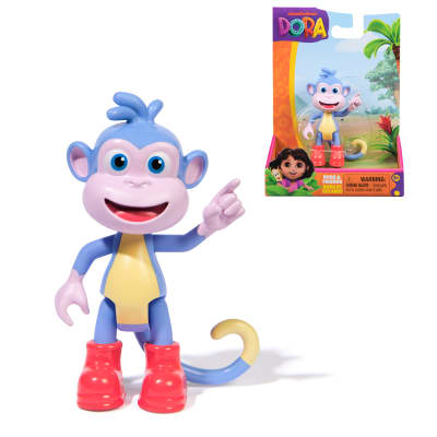 Dora, Figurine Babouche de 7,6 cm avec tête et bras mobiles, jouets pour filles et garçons, à partir de 3 ans