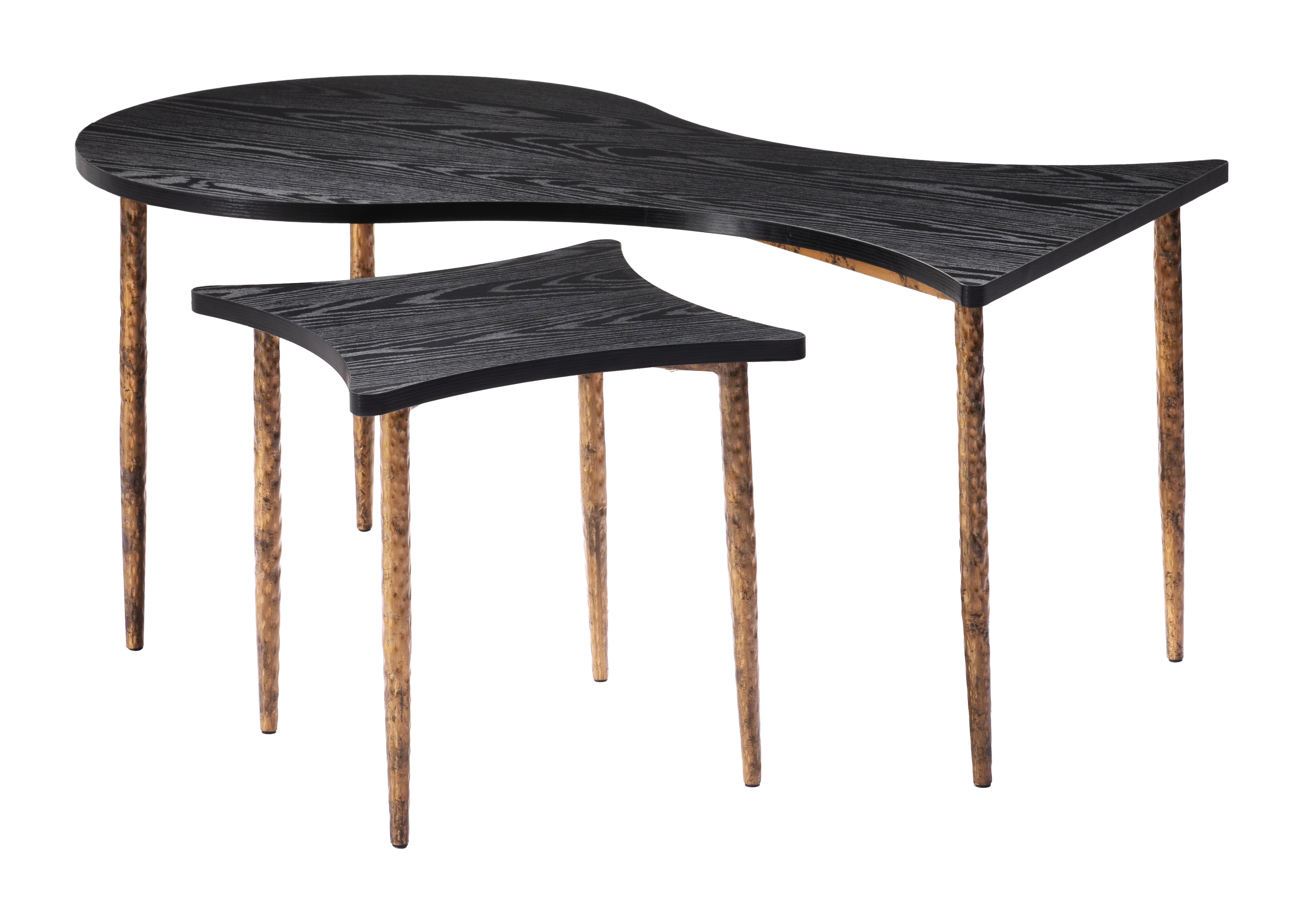 Norden Coffee Table Set (2-Piece) Black & Bronze product image