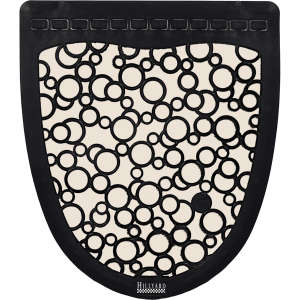 Hillyard, P-Shield Urinal Mat, 17.50"x20.25", Black, No Added Odor