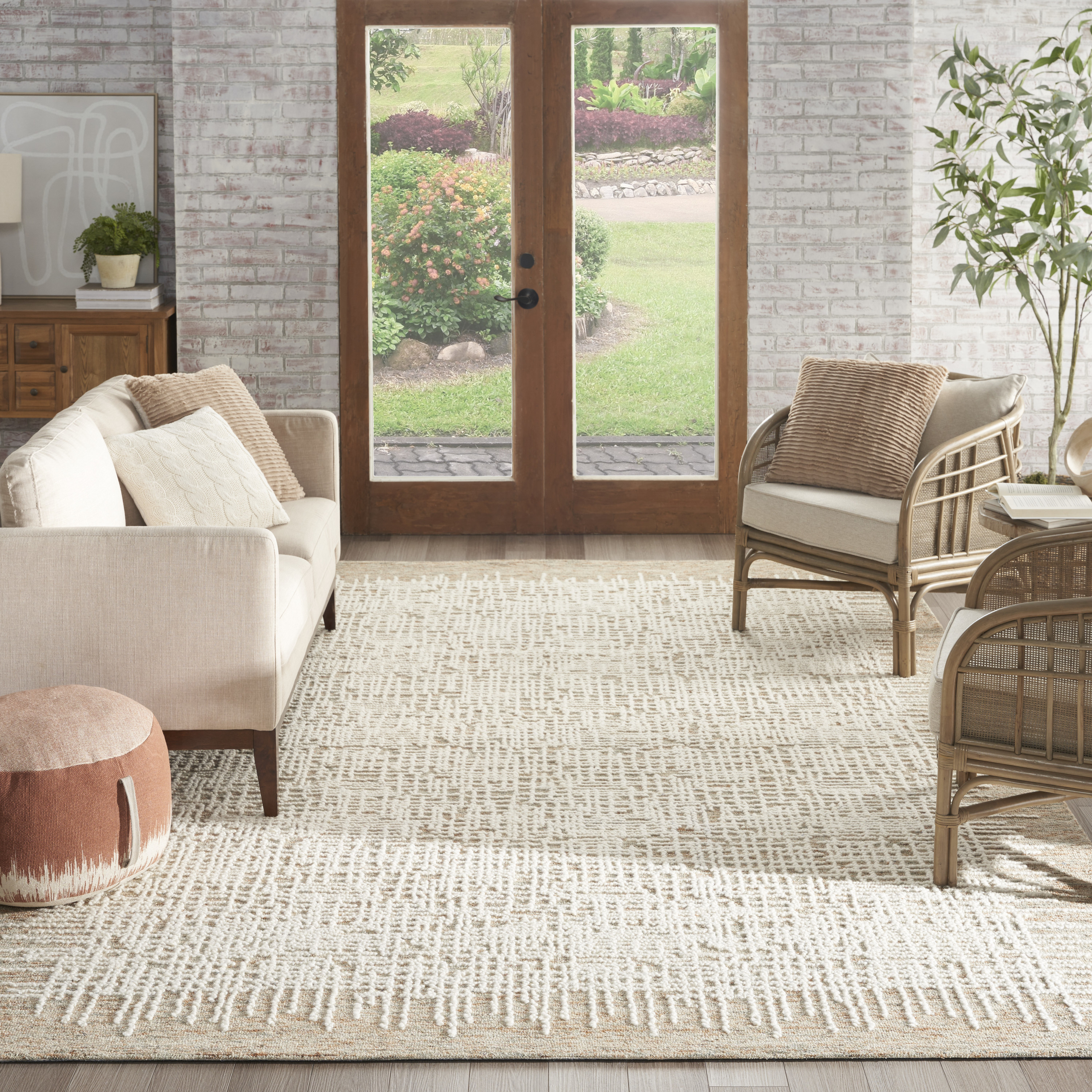 Nourison Colorado 8'3" x 11'6" Beige Multicolor Rustic Indoor Rug