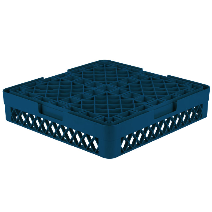 Full-size Traex® open rack in royal blue