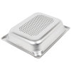 Half-size 2 ½-inch-deep Super Pan 3® stainless steel perforated steam table pan