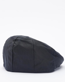 Waxed Flat Cap Classic Navy