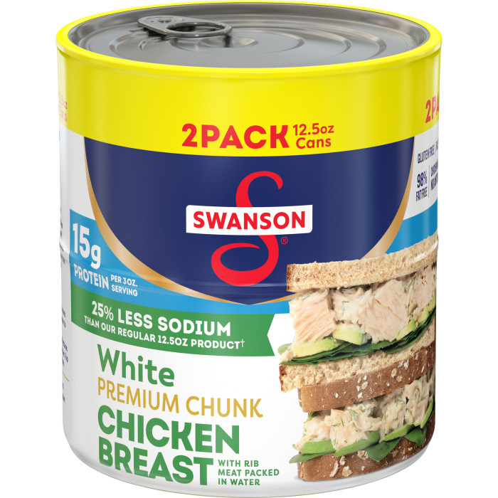 25% Less Sodium Canned Chicken