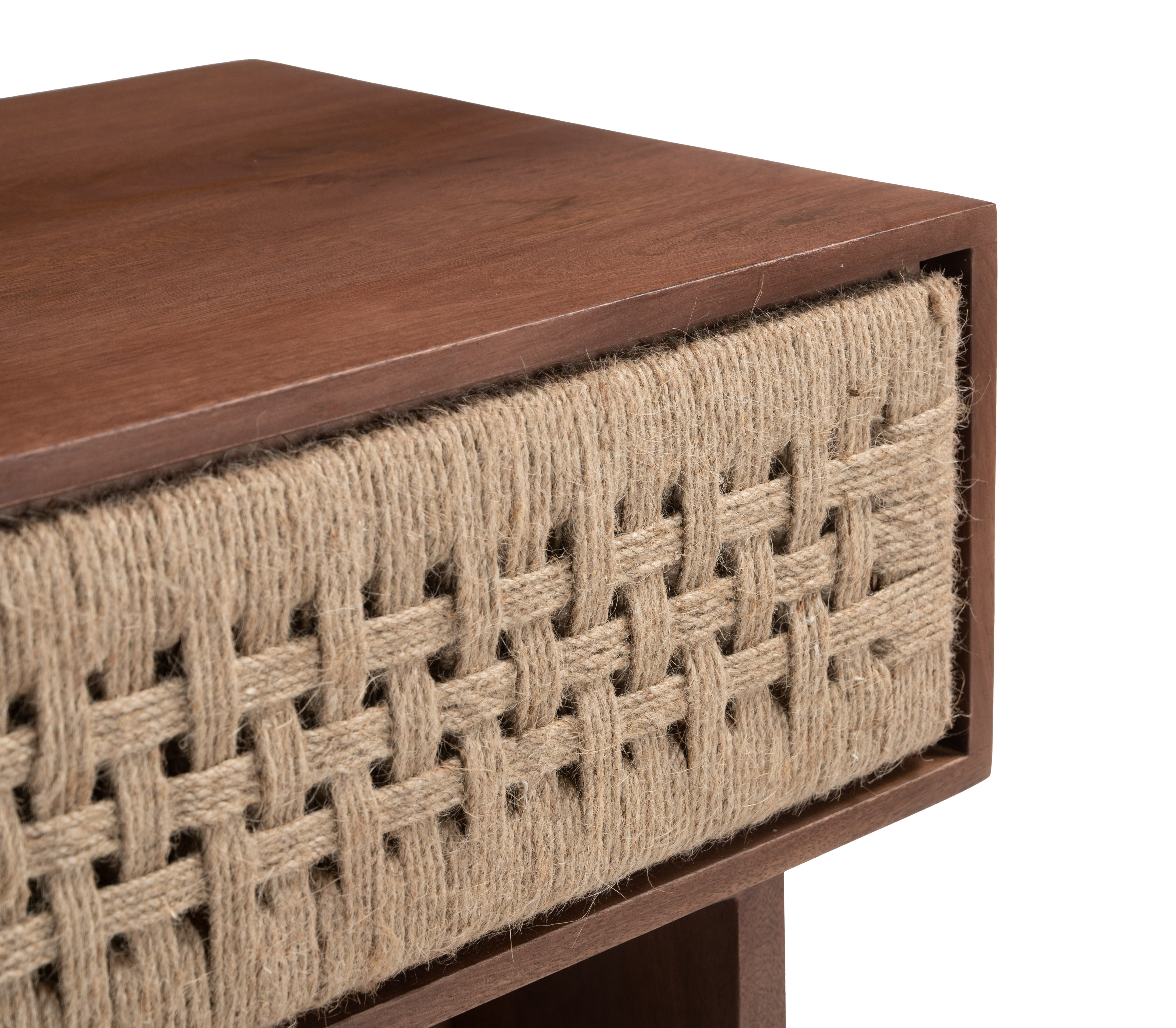 Amaria Nightstand Natural & Walnut product image