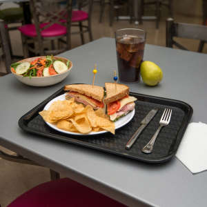 Carlisle, Cafe Fast food Cafeteria Tray 12"x16", Black