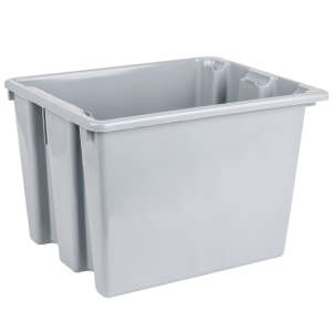 Rubbermaid Commercial, Stack and Nest Palletote® Box, 1.6 Cubic <em class="search-results-highlight">Foot</em>, Gray