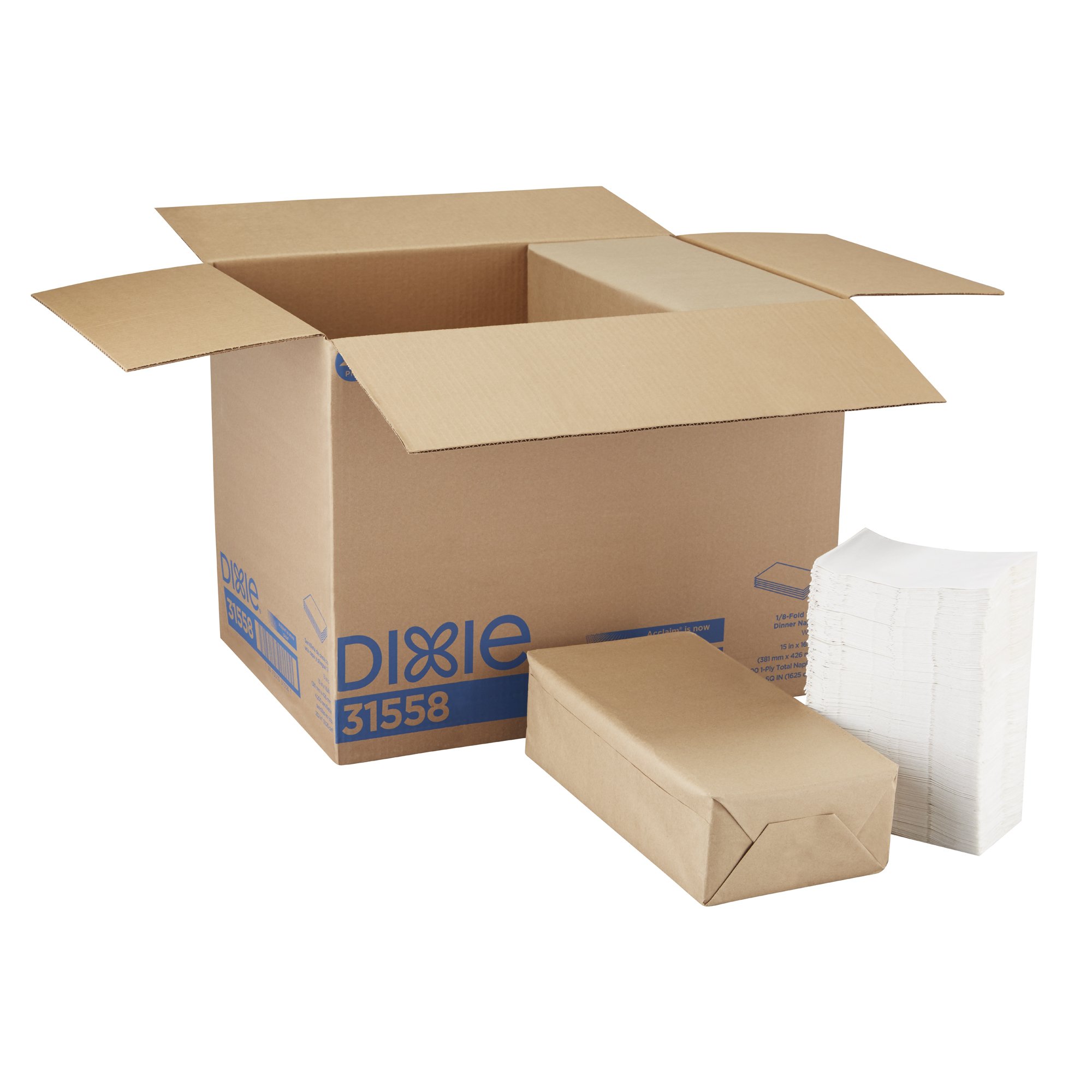 Dixie® Dinner Napkin, 350 per Sleeve, 12 Sleeves per Case