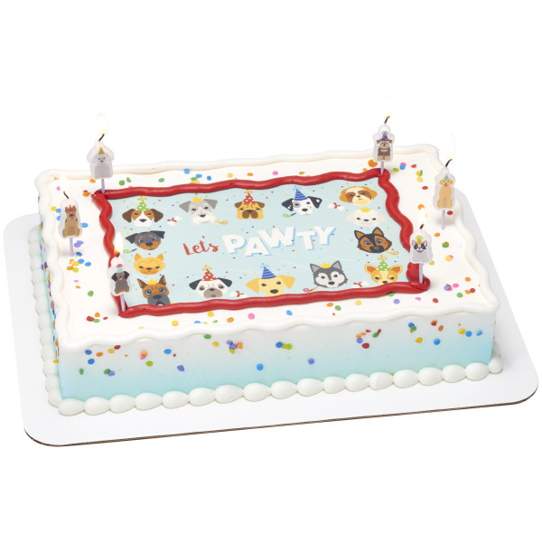 Let's Pawty PhotoCake® Edible Image®