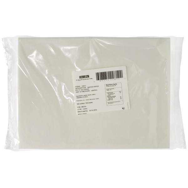 Wafer Paper, Single AD Grade Sugar Paper