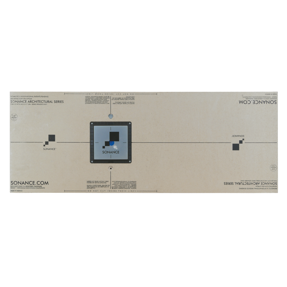 1/2IN GYPSUM MOUNTING PLATFORM AS DISCREET FOR BPS6 OR AS38RS SQUARE (1 EACH)