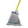 Hillyard, High Performance, Medium, Looped-End, 1.25" Headband, Blend, Natural, Wet Mop