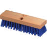 Carlisle, Flo-Pac, 10in, Stiff Polypropylene Deck Scrub, Polypropylene Bristles, Blue
