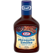 Kraft Mesquite Smoke Slow-Simmered Barbecue Sauce, 18 oz Bottle