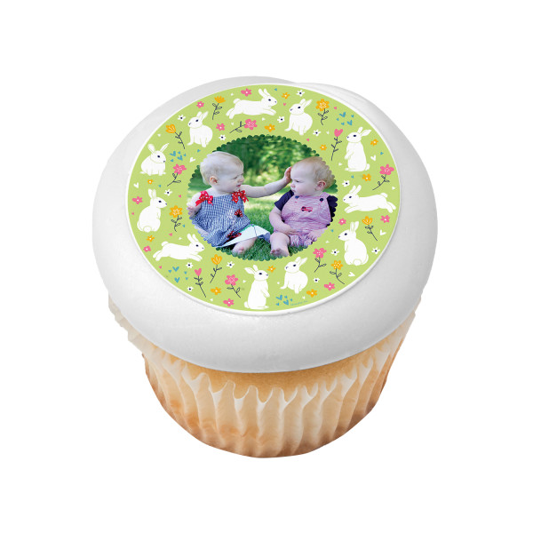 Nostalgic Easter Bunny PhotoCake® Edible Image® Frame