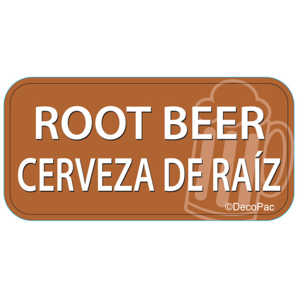 Root Beer Label PhotoCake® Edible Image® Merchandising Label