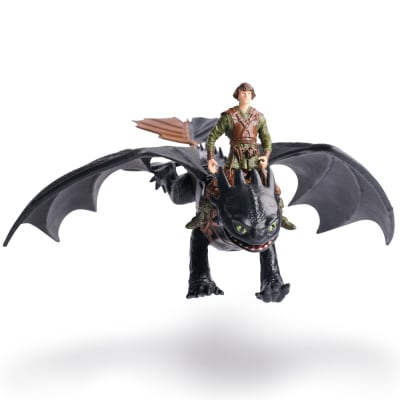 Dreamworks Dragons, Toothless and Hiccup Action Figures