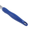 14-inch heavy-duty stainless steel solid basting spoon with blue Ergo Grip™ handle