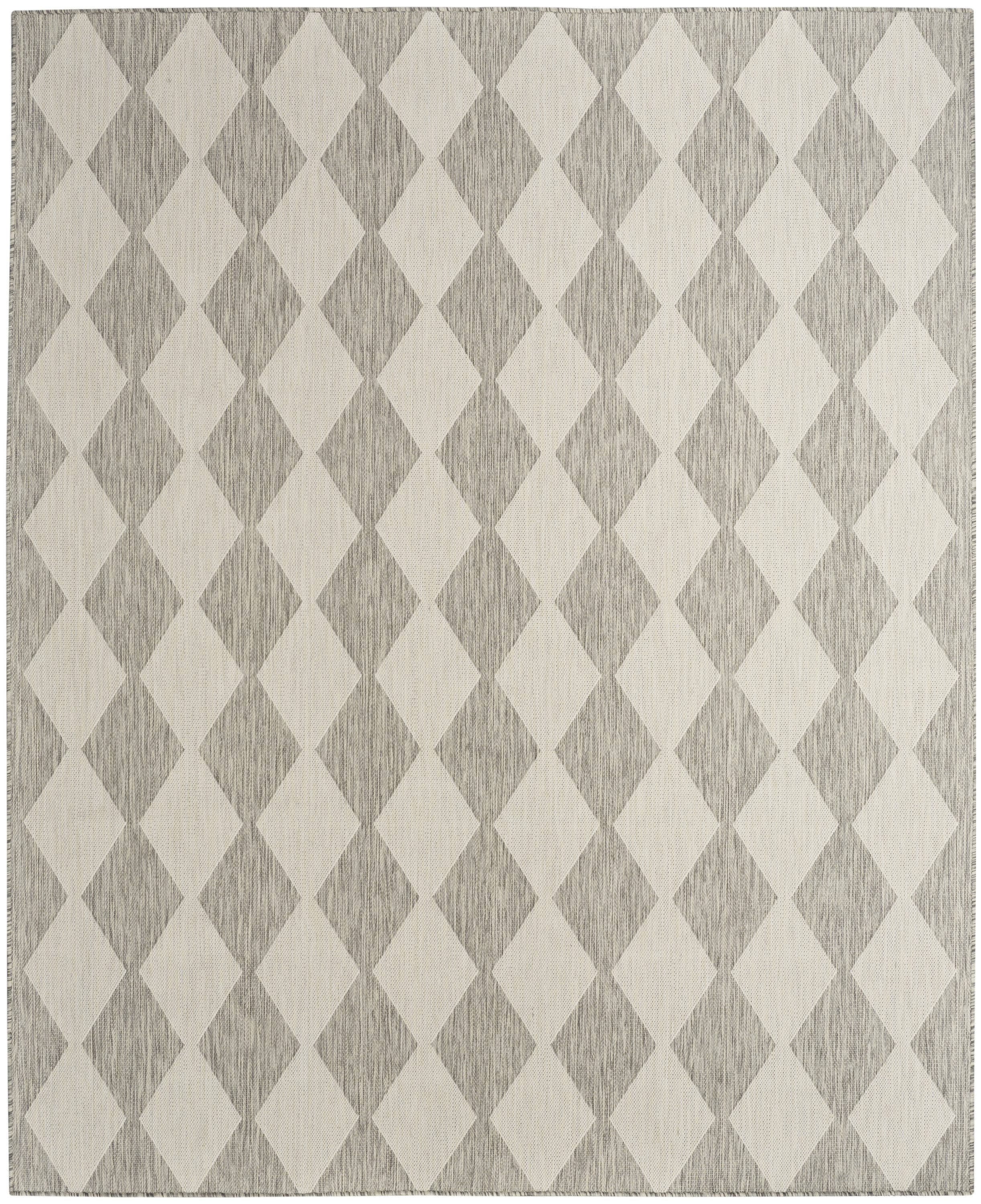 Nourison Positano 7' x 10' Light Grey Modern Rug