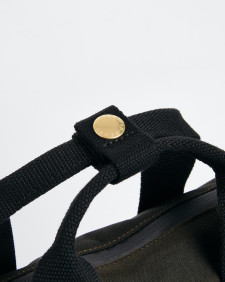 Field Waxed Backpack Olive-Black