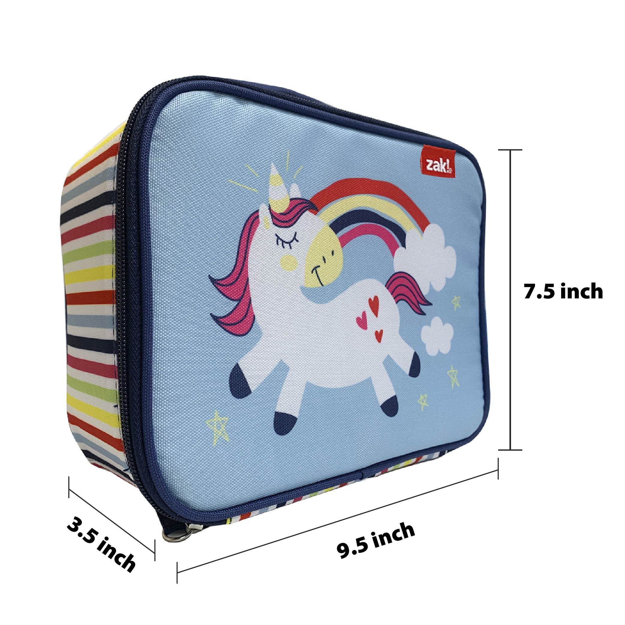 Happy Things Insulated Reusable Lunch Bag, Unicorns slideshow image 4