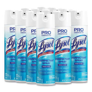 REC04675, Reckitt Benckiser, Lysol Disinfectant Spray Crisp Fresh Scent,  19 oz Aerosol Can