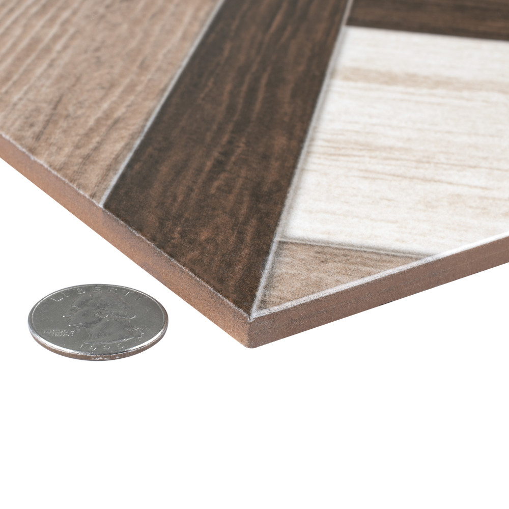 Austina Natural 17-3/4 in. x 17-3/4 in. Ceramic Floor and Wall Tile