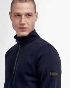 Outline Half-Zip Sweatshirt Classic Black