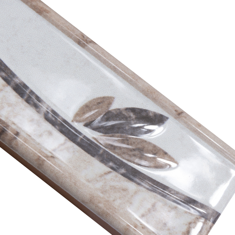 Ferraras Listello Base 2 in. x 7-7/8 in. Ceramic Wall Trim