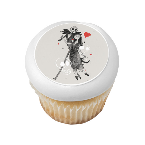 Disney Tim Burton's The Nightmare Before Christmas Love PhotoCake® Edible Image®