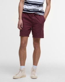 Washed Oxford Relaxed Shorts Burnt Heather