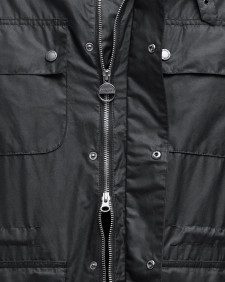 Croftley Waxed Jacket Classic Black