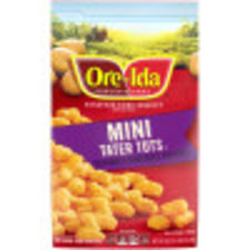 Ore-Ida Mini Tater Tots Seasoned Shredded Potatoes, 28 oz Bag