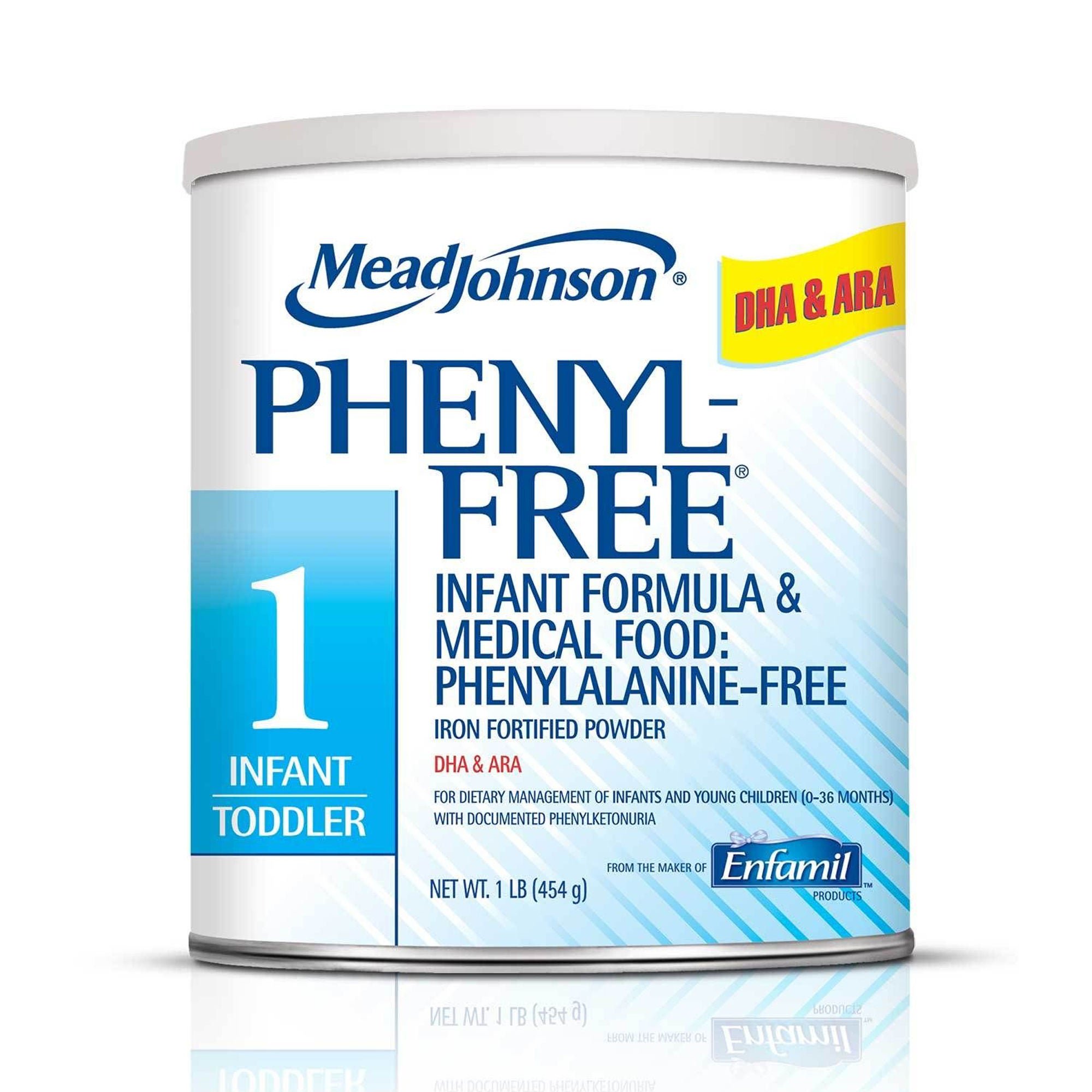 Phenyl-Free® 1 Powder Infant Formula, 1-lb. can