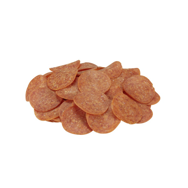 HORMEL(r) THE PERFORMANCE PEPPERONI(r), 16 slices per oz, 2/5 lb . C1C0 - Front Center Out of Package (Hi Res)