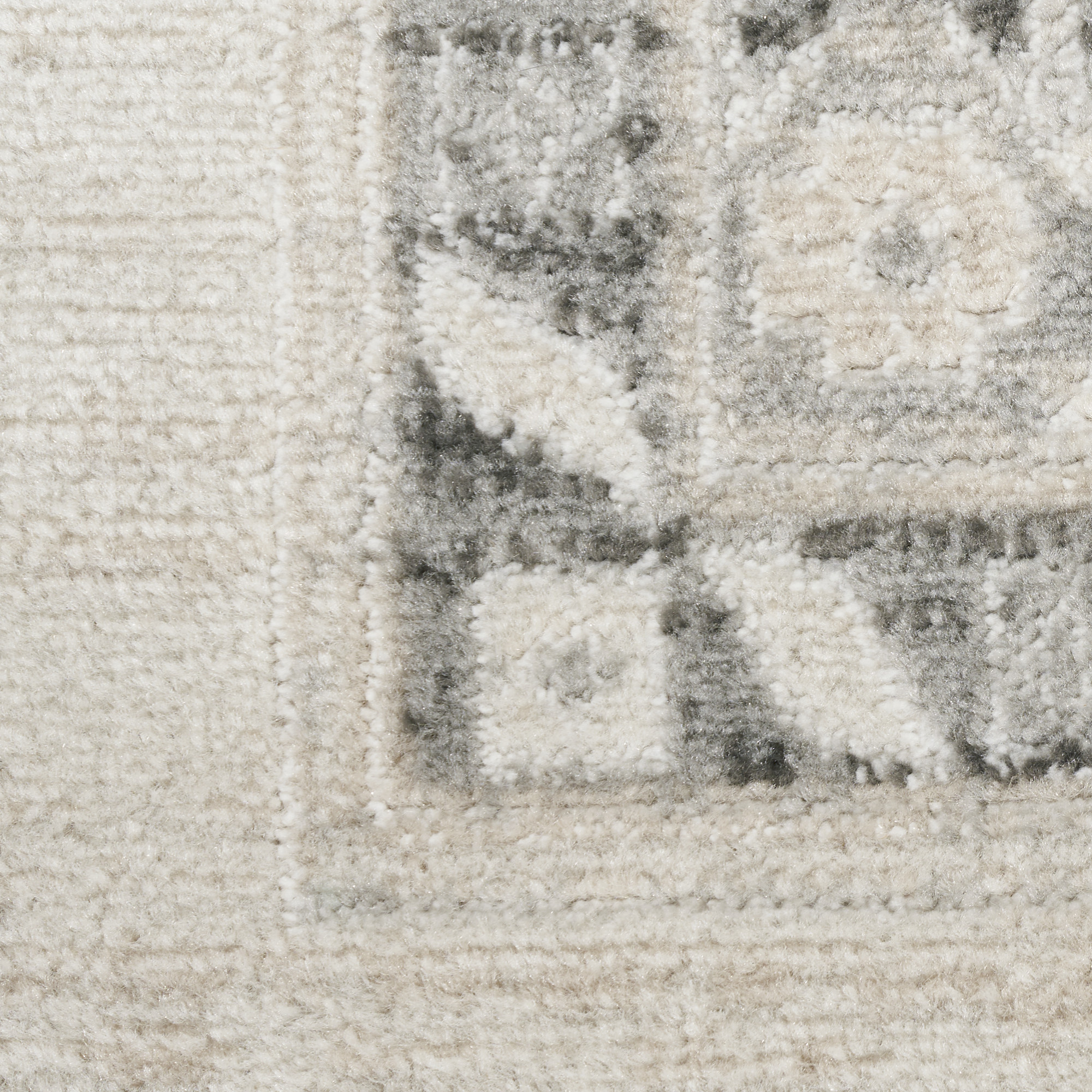Nourison Serenity Home 5'3" x 7'3" Ivory Grey Vintage Indoor Rug