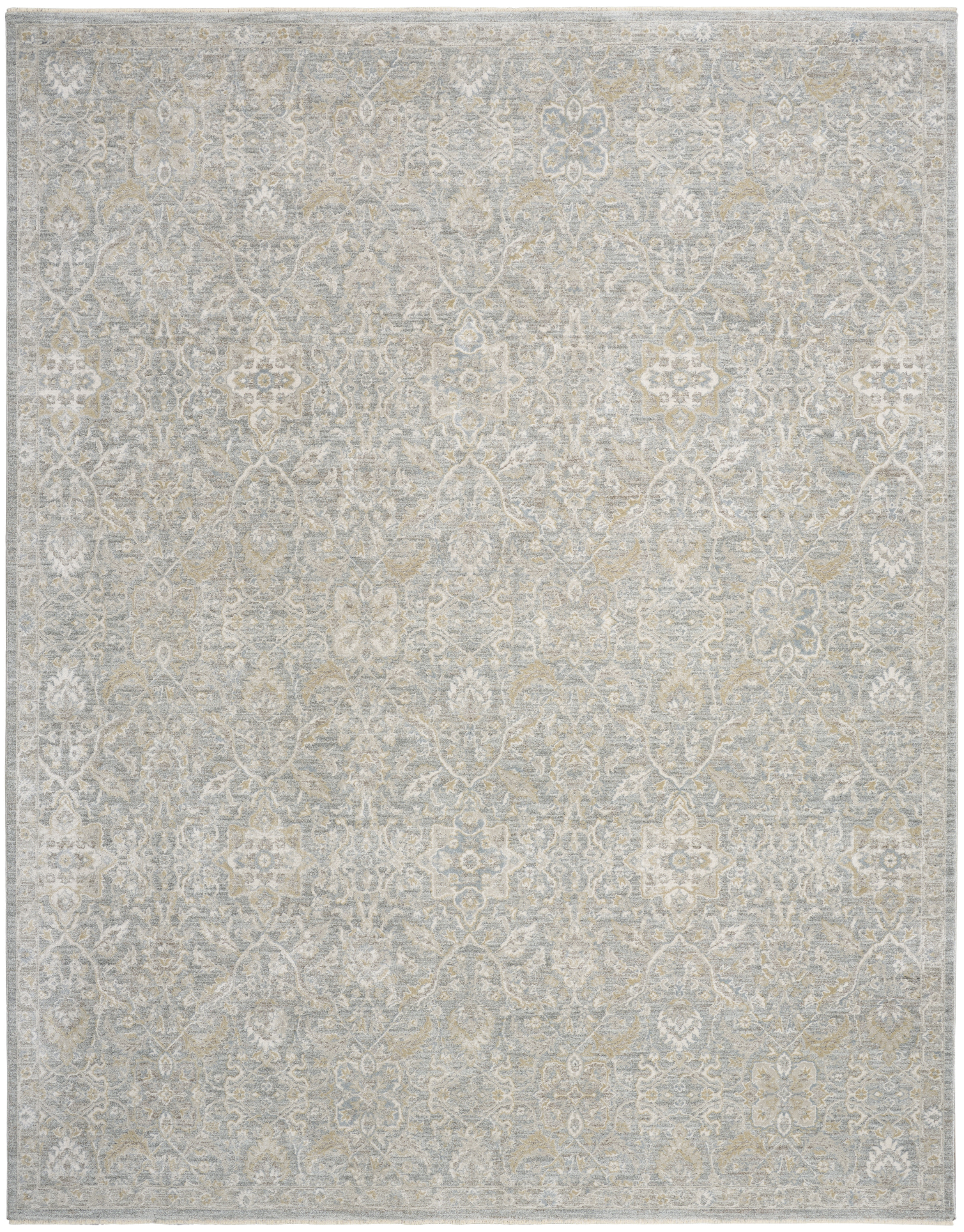 Nourison Envy 7'10" x 10'2" Blue Silver Vintage Indoor Rug