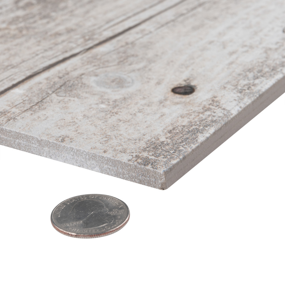 Bois Antic 6 in. x 35-1/2 in. Porcelain Floor and Wall Tile