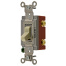 HBL® 20A 120/277V 1-Pole Extra Heavy Duty Industrial Series Illuminated Toggle Switch Ivory