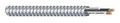 55874301 MC<sup>AP</sup> All Purpose Cable Aluminum Armor (2) 12 AWG Conductor Brown and Grey 250 ft. Coil
