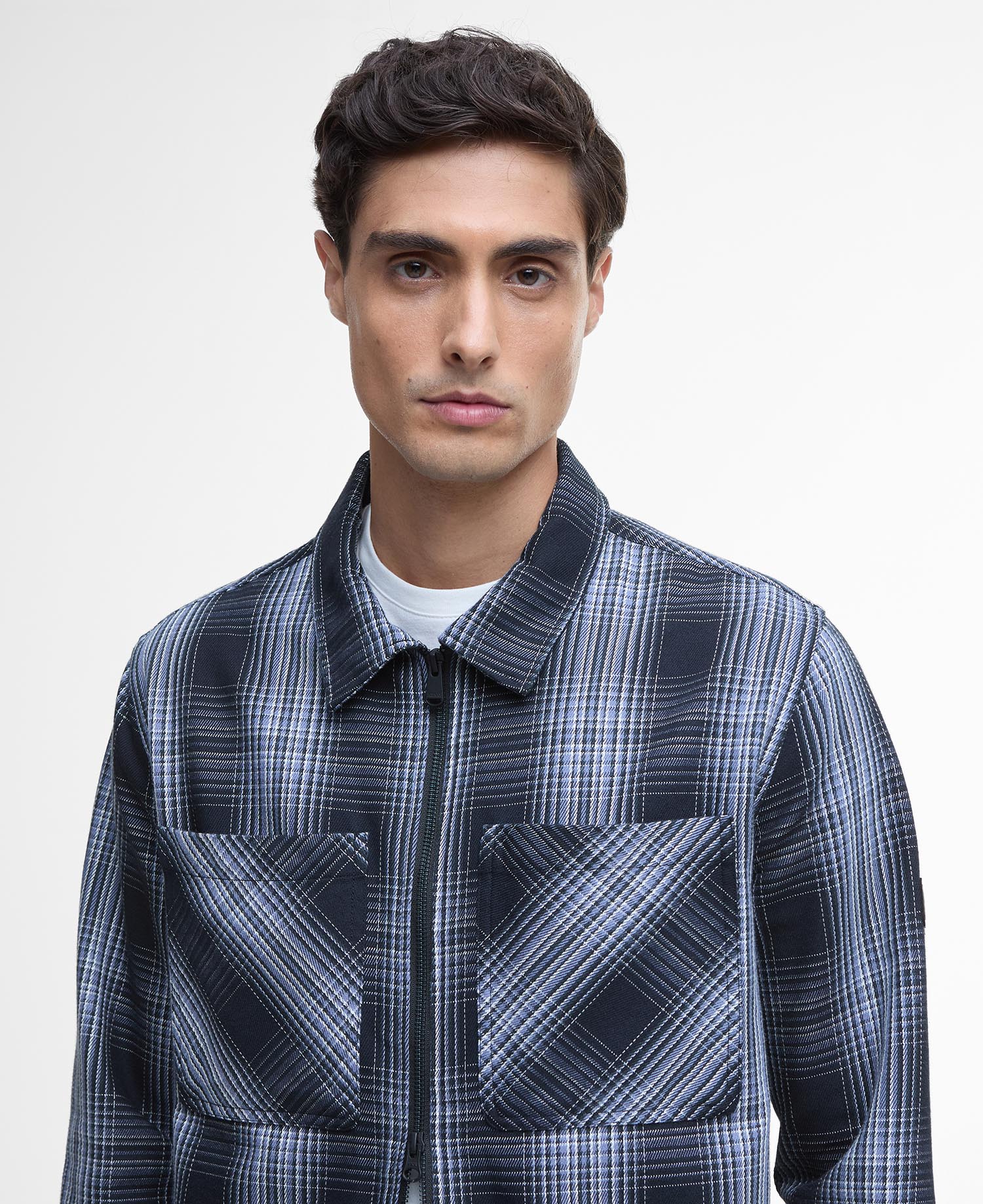 Arne Checked Overshirt image number 3