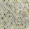 Tozen Indium 3/4″ Penny Round Mosaic Natural