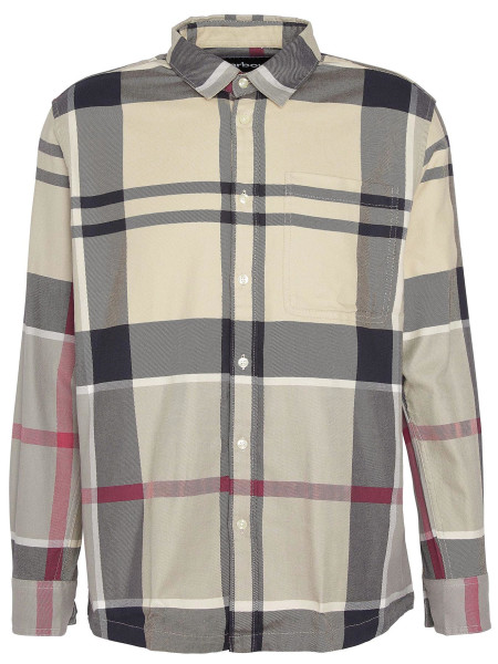 Renford Oversized Long-Sleeved Tartan Shirt Renford Oversized Long-Sleeved Tartan Shirt