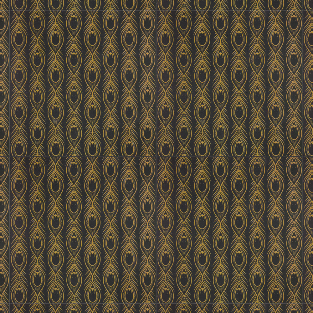 Art Deco Daiquiri Black 11-3/4 in. x 11-3/4 in. Porcelain Floor and Wall Tile